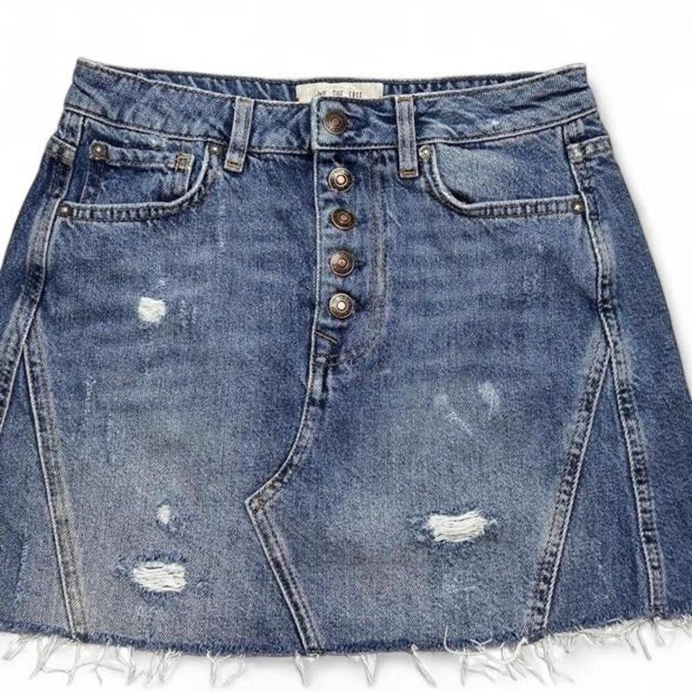 Free People Denim Mink Skirt size 26